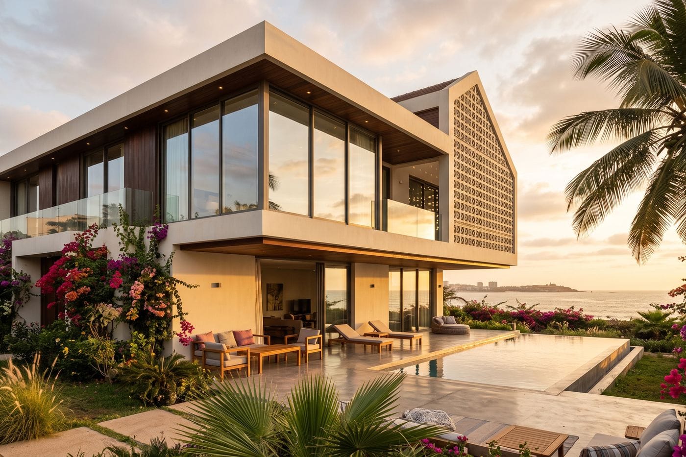 Villa contemporaine sur jardin, Les Almadies, Dakar