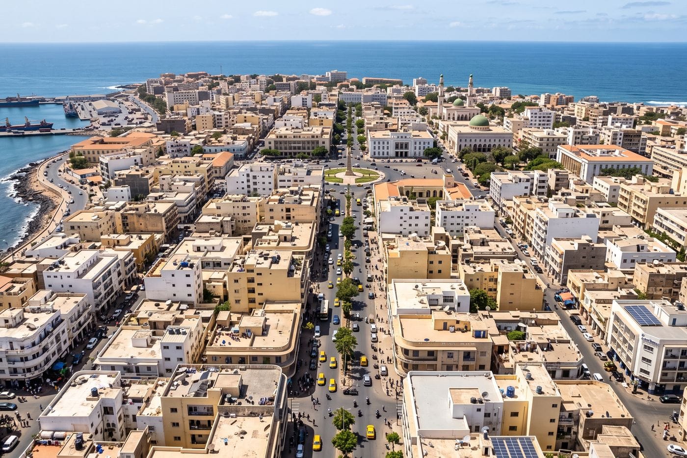 Le Plateau vu du ciel, Dakar-Plateau