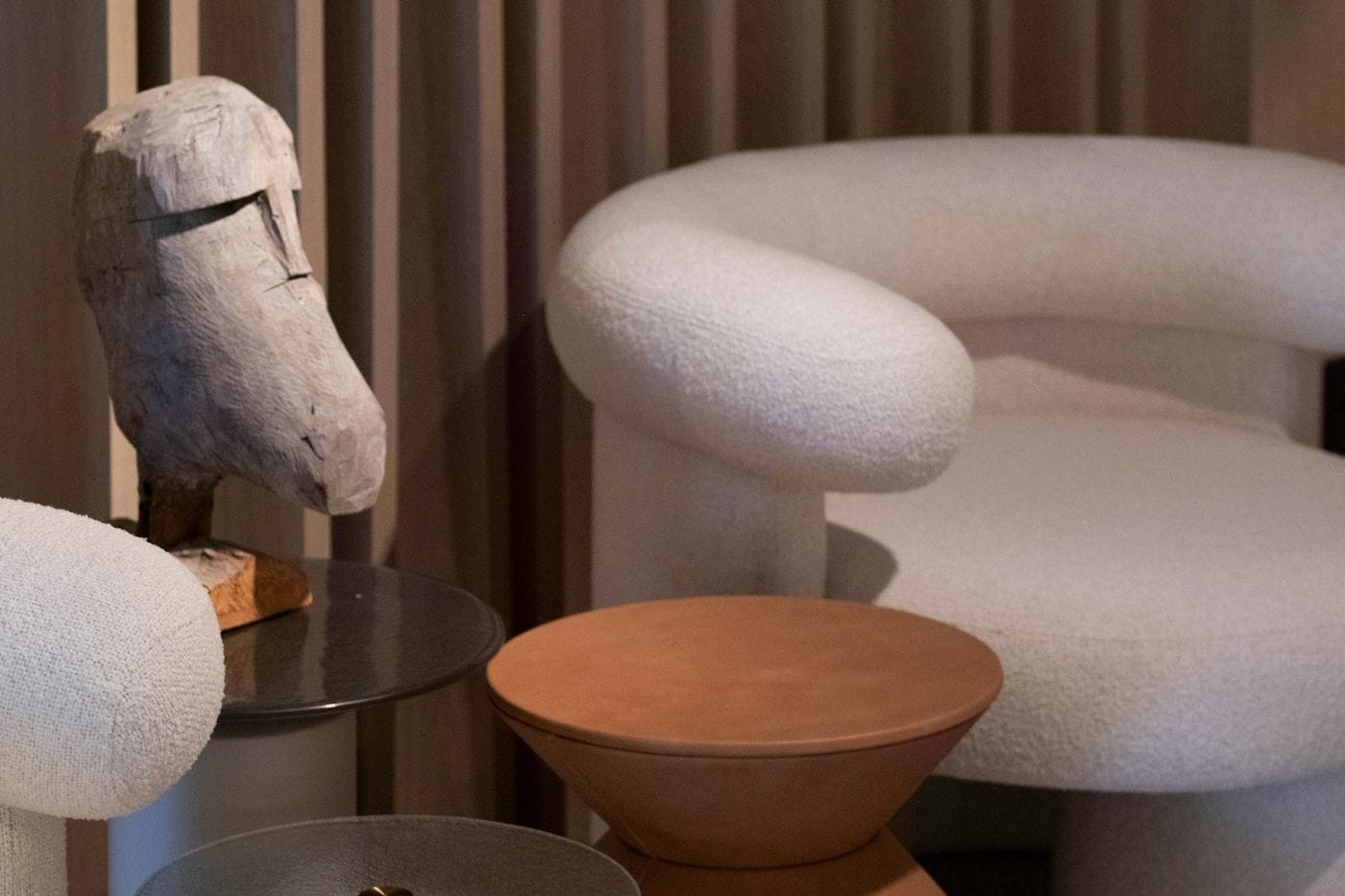 Sculpture et terre cuite, Aménagement d'un salon