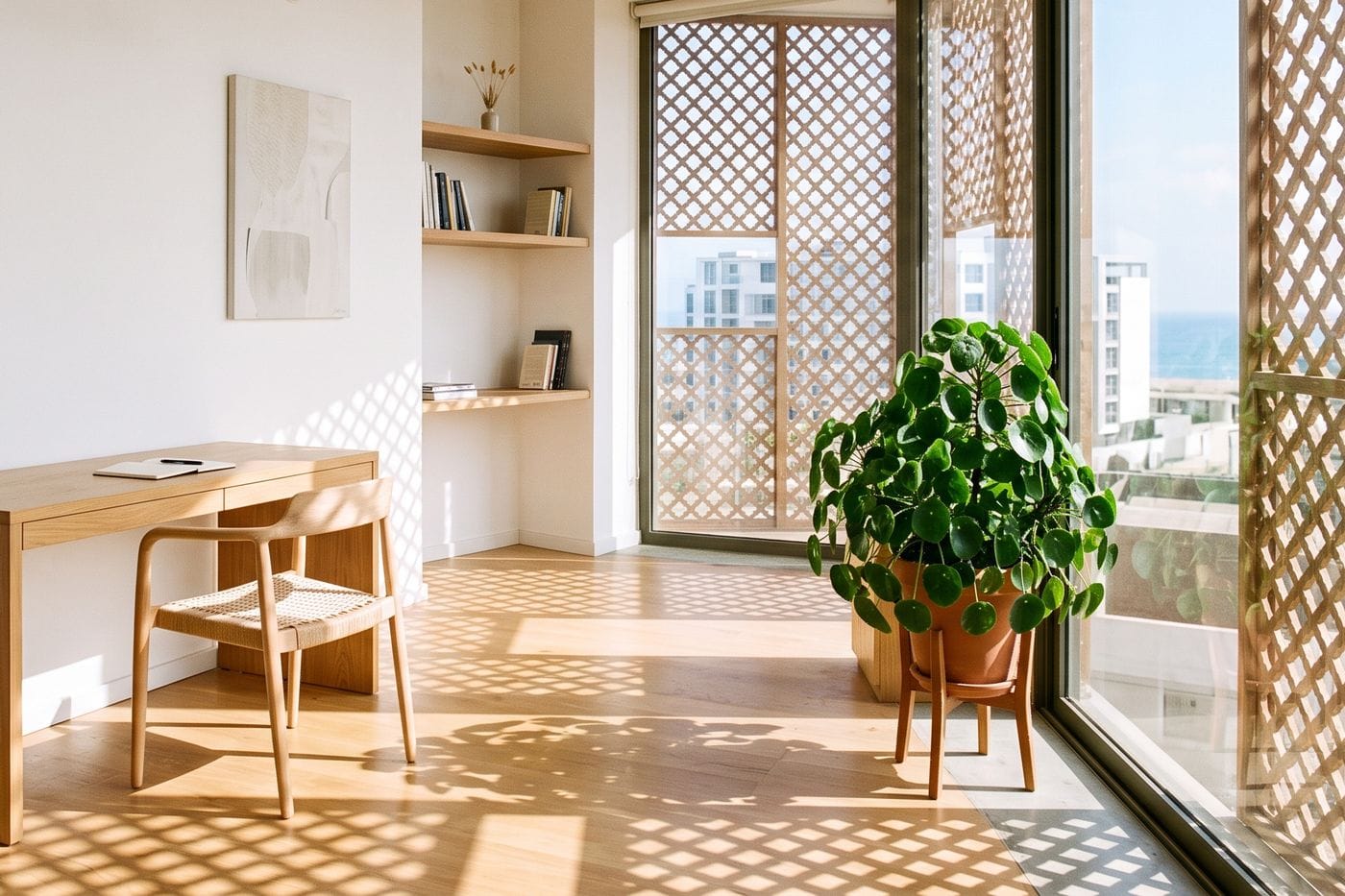 Bureau et claustra, Appartement, Point E