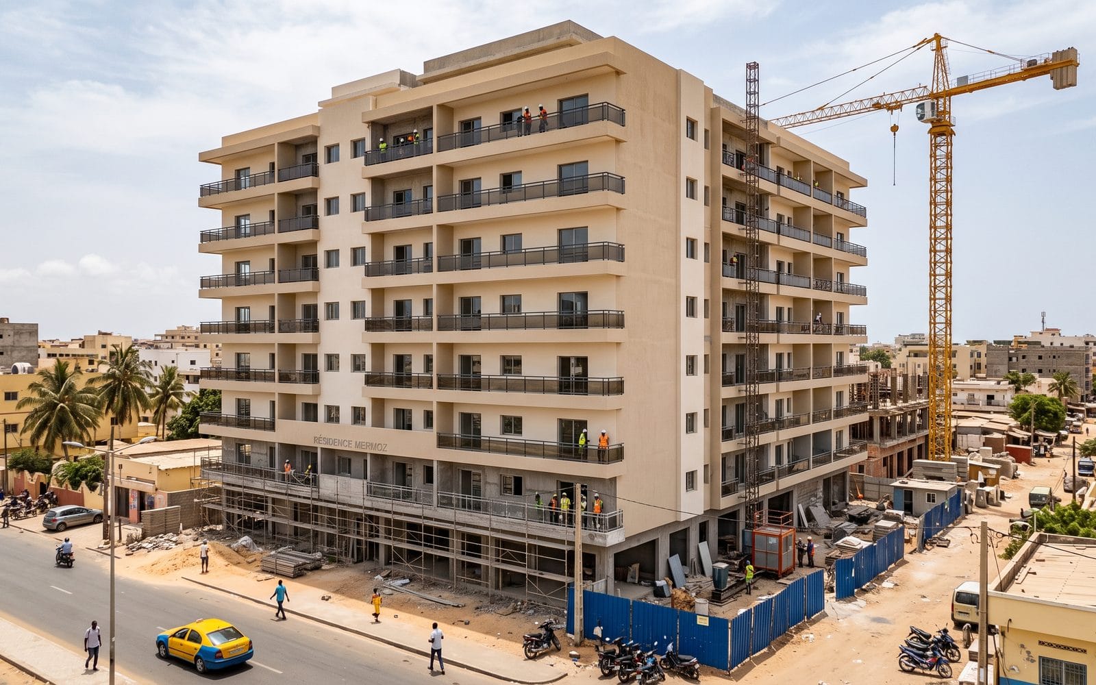 Résidence collective, Dakar, secteur Mermoz